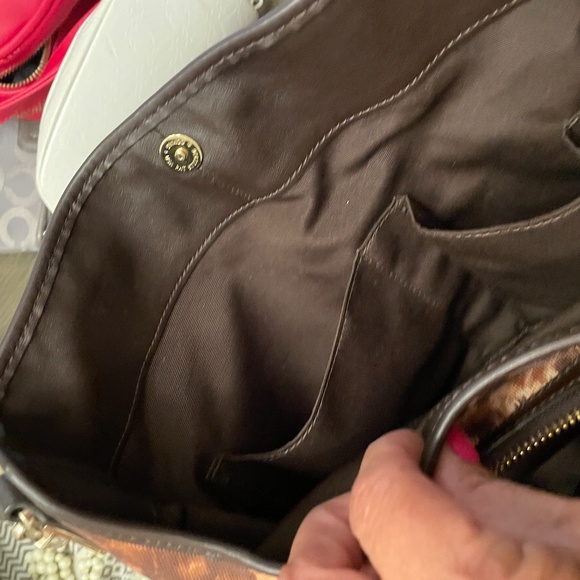 Coach Madison OCELOT LEOPARD  FABRIC PHOEBE Purse - Picture 11 of 11